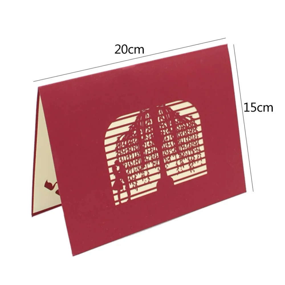  Wedding Invitations 3d Birthday Cards Handmade Paper Custom Greeting Cards Souvenirs Postcards Chri - 33039397102