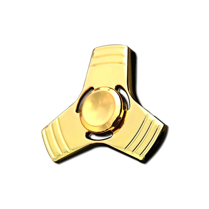 

Golden Colorfu Fidget Spinner Superior quality Toy Metal Hand Spinner Rotation Time Long For Autism and ADHD Anti Stress B0101