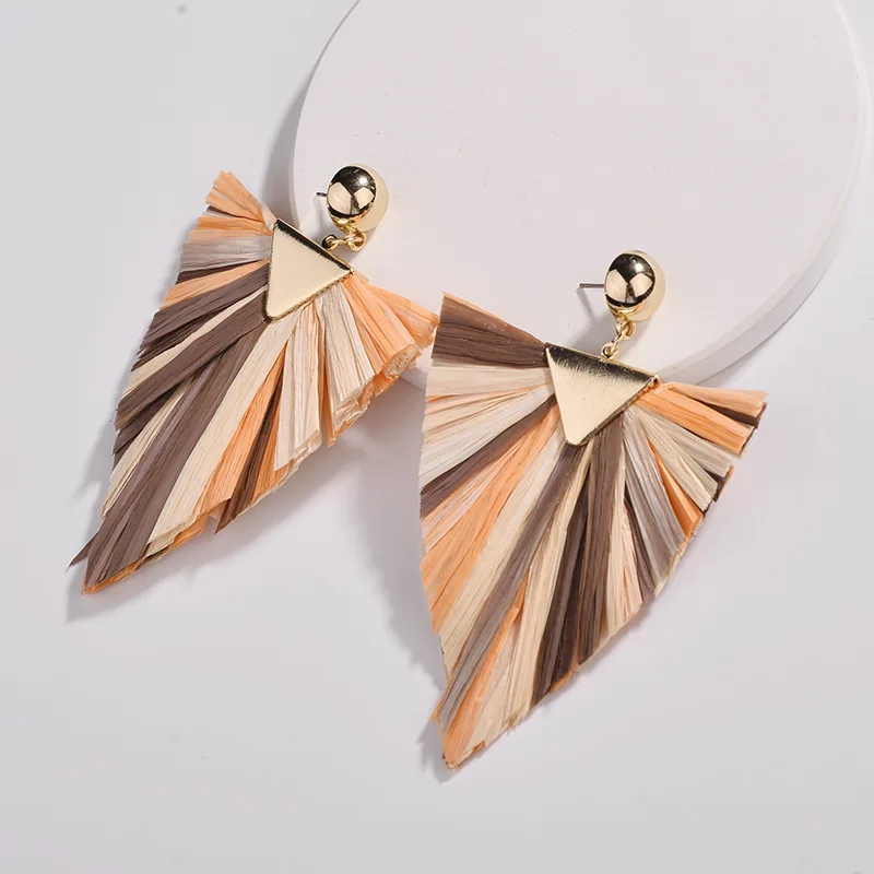

Comiya Boucle D'oreille Femme Fashion Cotton Tassels Geometric Zinc Alloy Pendientes Mujer Women Dangle Earrings Drop Earring