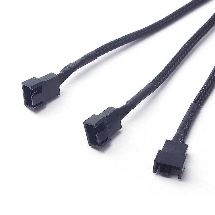 4 pin PWM Fan CPU Power Splitter Extension Cable (7)