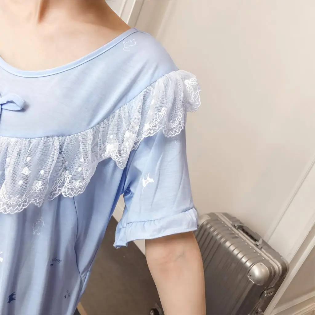 PurAmor Big Size Maternity Sleepwear Pregnant Women Pajamas Nursing Breast Feeding Nightgown Dress Lactation Clothes Nightgown