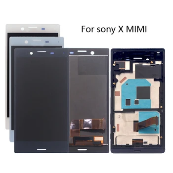 

High quality for SONY X MINI framed LCD display digitizer assembly for Sony Xperia X Compact F5321 display accessory replacement