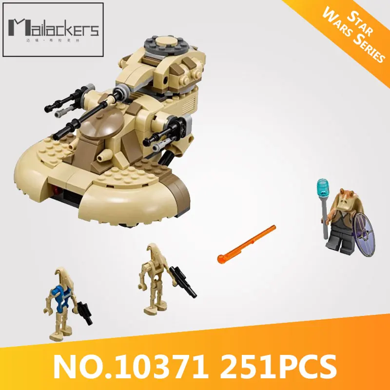 

Mailackers 10371 Genuine Legoing Star Wars Starwars Figure The AAT Tanks Model Building Blocks Bricks Educational Toys For Kids