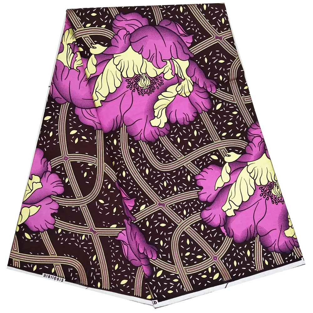 

2019 Golden Wax African veritable block Wax Prints Fabric Ankara Dutch wax fabrics 100% cotton