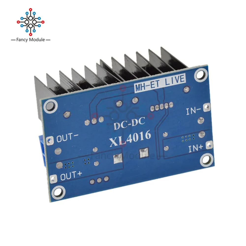 XL4016 ШИМ регулируемый 4-36 в до 1,25-36 в понижающий модуль платы макс. 8A 200 Вт DC-DC понижающий преобразователь питания