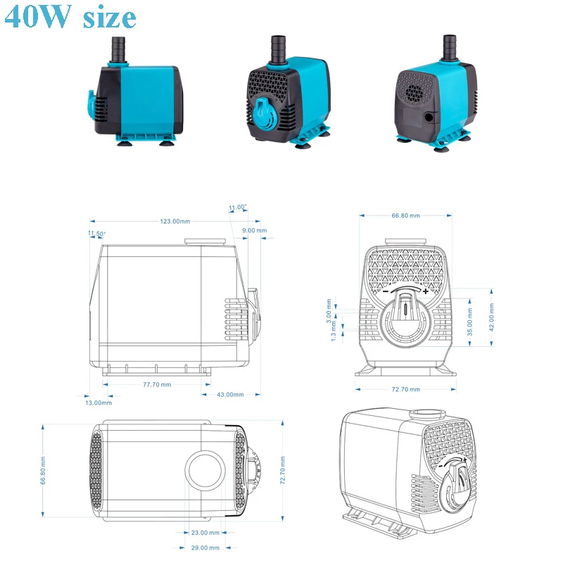 ip68 filtro bomba de água para aquário