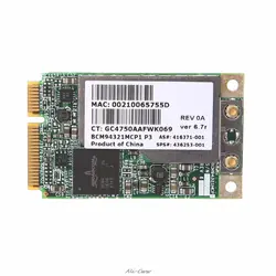 Для HP Broadcom BCM94321MC 416371-001 436253-001 мини PCI-E 802.11n/a/b/g беспроводная карта Wi-Fi