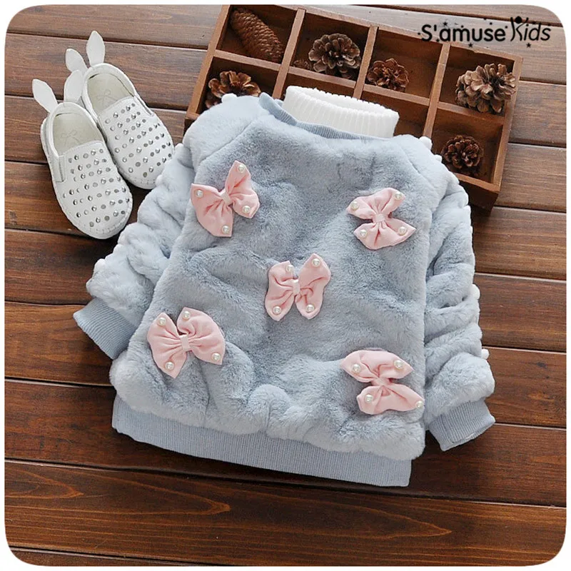 Winter Newborn Baby Girl Clothes Korean Casual Bunnies Kids Hooded