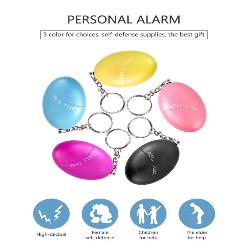 Fuers Personal Alarm Protection For Women Elderly Safety Self Defense Alarm 120db Loud Anti Attack Security Keychain Alarm Alarm Projector Alarm Clock With Phonealarm Apple Aliexpress