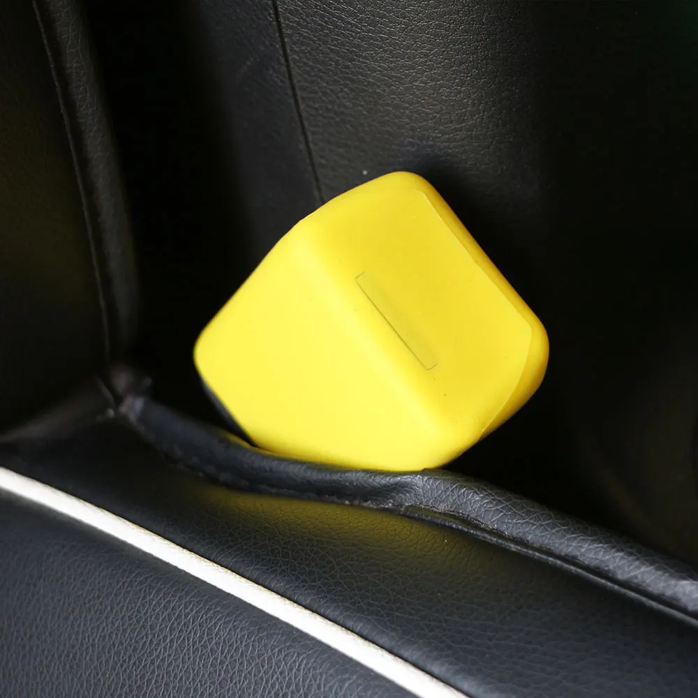 Цветные резиновые зажимы для ремня безопасности для Ford Focus 2 3 4 Fiesta Ecosport Kuga Escape Mondeo Everest