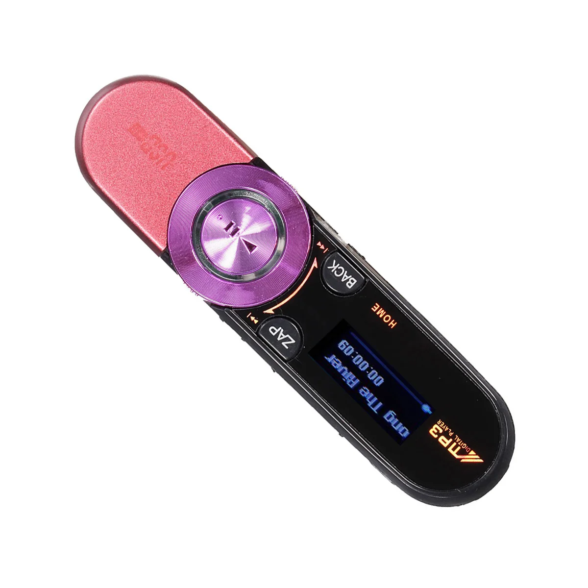 8GB USB диск ручка привод LCD MP3 плеер рекордер FM радио мини SD / TF розовый|lcd mp3|mp3 player