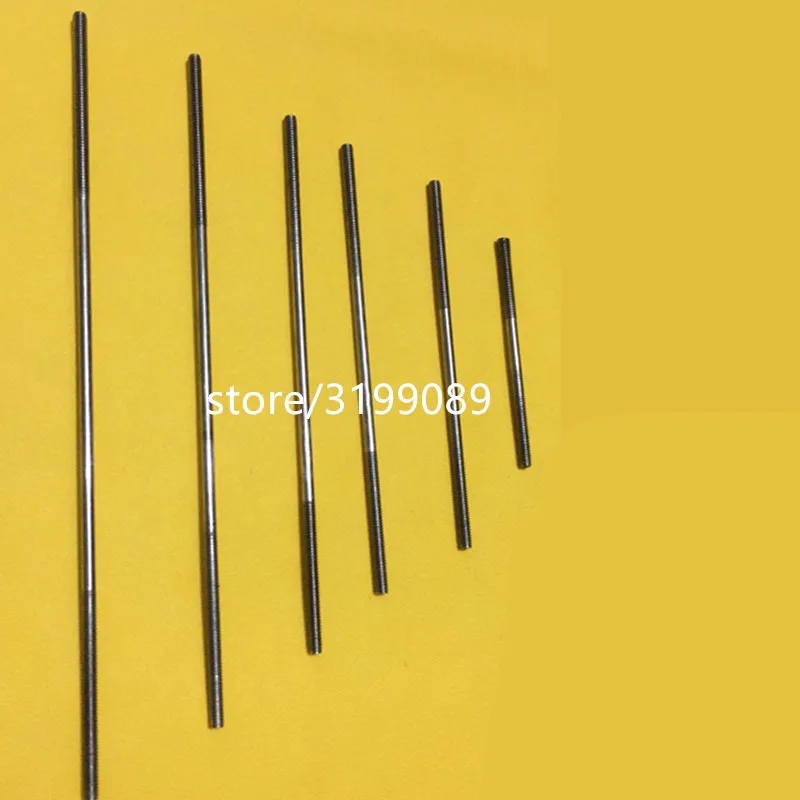 M2*L36mm/55/65/75/90/100mm steering gear lever ball head metal m2 screw double positive and negative teeth connecting rod | Игрушки и