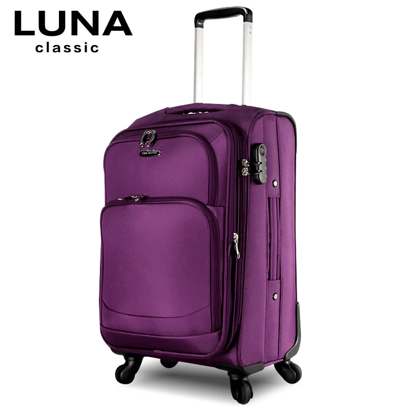 

Commercial trolley luggage travel bag soft box universal luggage wheels luggage fashion the box