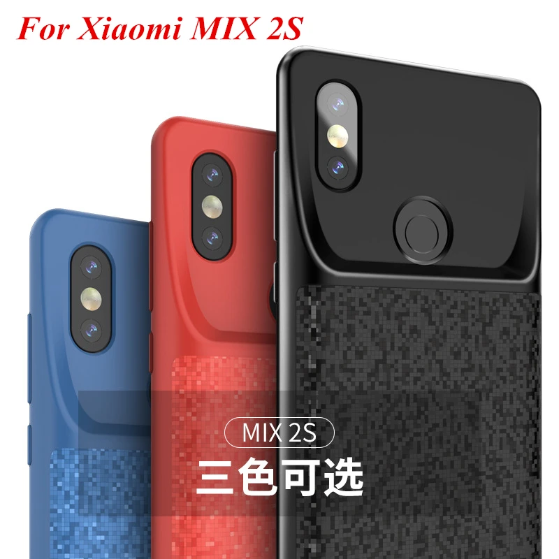 

For Xiaomi MIX 2S Battery Case 4700 mah External Capa Battery Charger Case Cover Power Bank For Xiaomi MIX 2S Battery Case