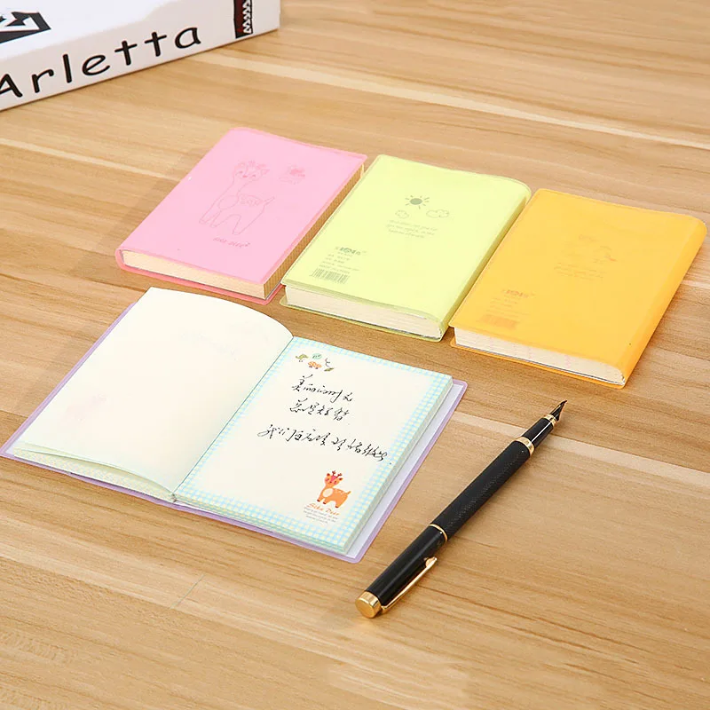 

DELVTCH Memo Pad Super thick diary plum deer small Notebook rubber sleeve color within pages 100 notepad Office School Student