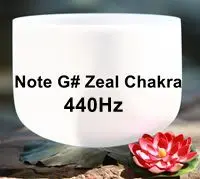 CVNC 7 дюймов Примечание C#/D#/F#/G#/A# Матовый Кварцевый Поющая чаша - Цвет: 440Hz