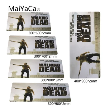 

MaiYaCa Big Game The Walking Dead Wallpaper Optical Mouse Anime Mouse Pad Computer Keyboard Large Mouse Pad Notebook Gaming Mat