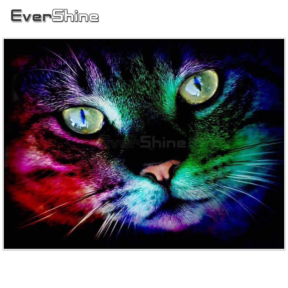 

EverShine DIY 5D Diamond Painting Full Square Diamond Mosaic Cross Stitch Rhinestones Diamond Embroidery Animals Home Decor