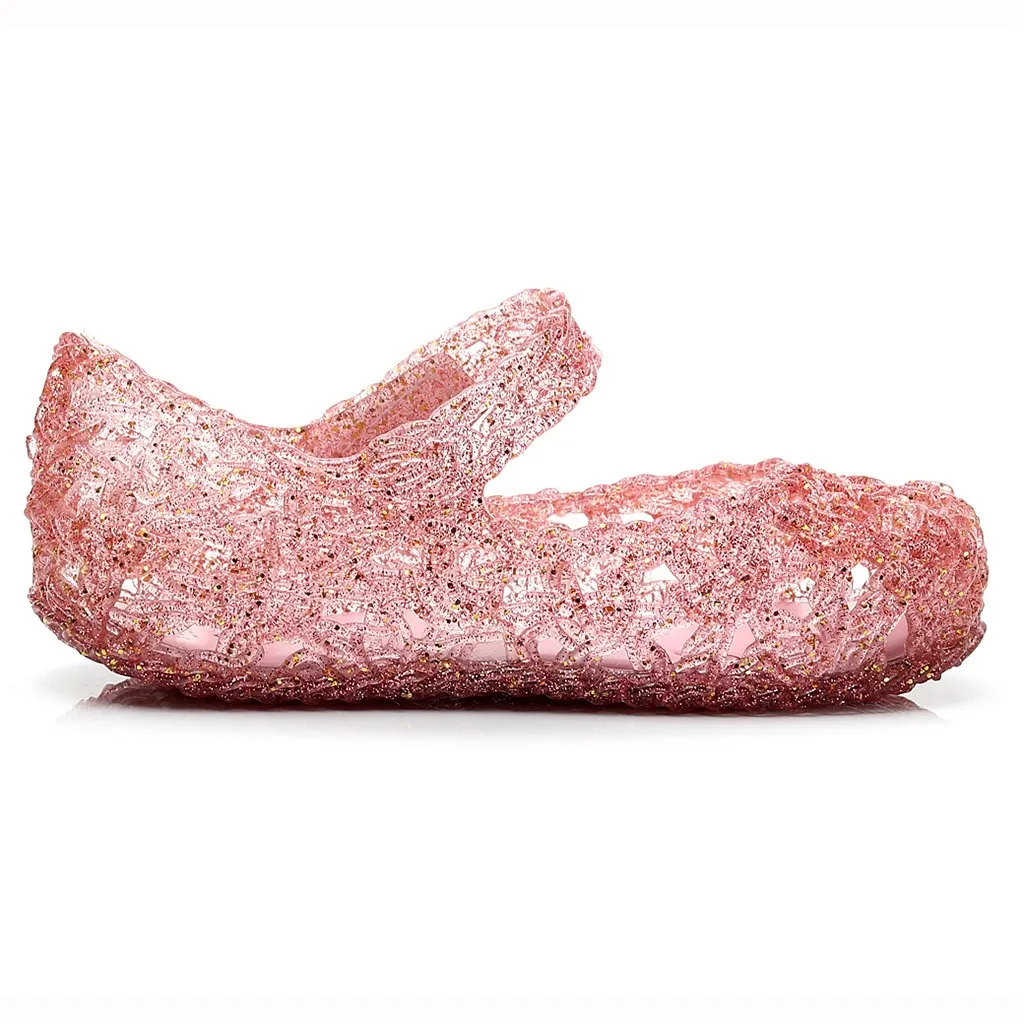 Летняя детская обувь для маленьких девочек однотонная обувь для принцессы сандалии для девочек нескользящая обувь для девочек