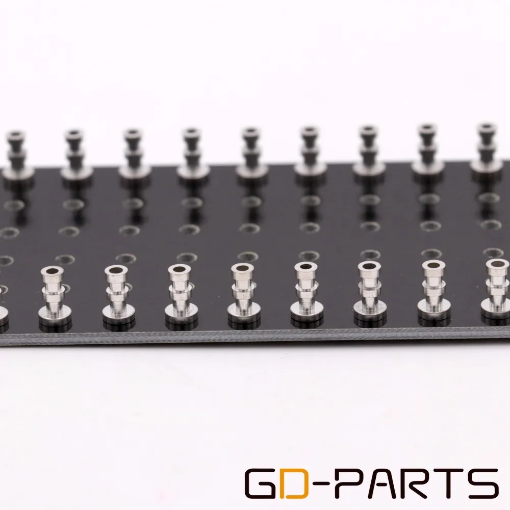 GD-PARTS, 1 шт., 60 постов, черная бирка, полоса, револьверная доска, Hi-Fi, винтажный ламповый аудио гитарный усилитель, сделай сам, 300x60x2 мм