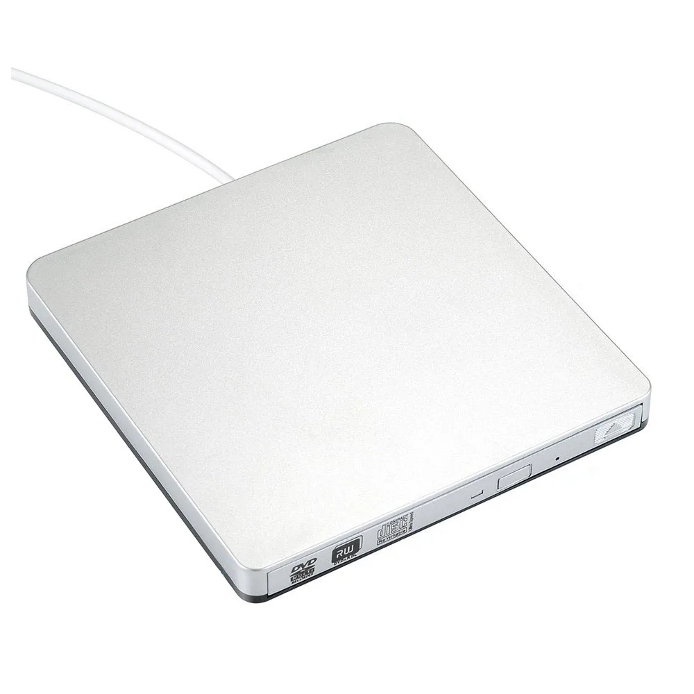 Внешний тонкий USB 3,0 DVD горелки DVD-RW VCD CD RW горелки Привод Superdrive Портативный для Apple Pro Air iMAC ПК ноутбук