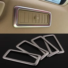 QCBXYYXH автомобильный Стайлинг из нержавеющей стали 4 шт./лот охлаждающий воздух вентиляционные отверстия Рейлинги на крышу блестки Крышка для Toyota Prado 2010