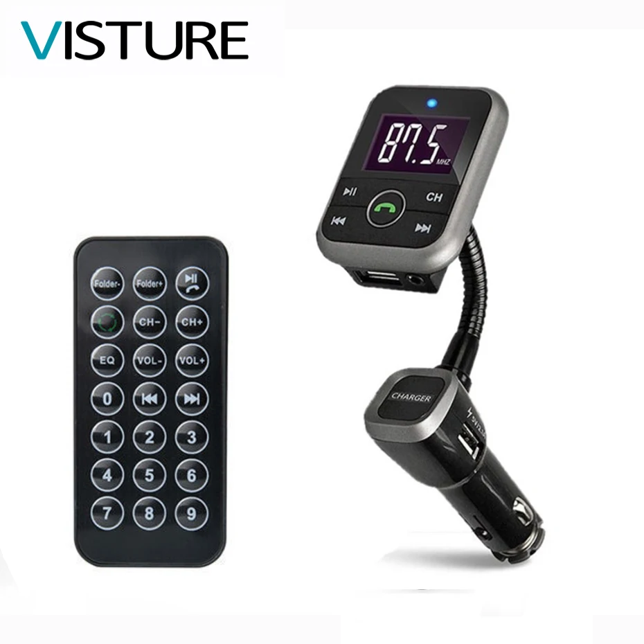 Bluetooth Car Kits FM Transmitter Phone Call Hands Free MP3 Player USB