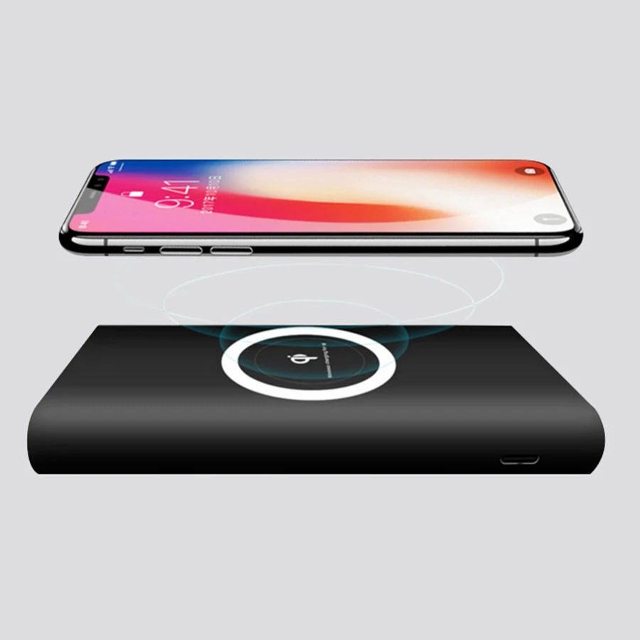 Wopow QI Wireless Charger 10000 mAh PowerBank for iphone 7 6s samsung galaxy s6 s7 edge Portable type C Charge phone Powerbank Wopow QI Wireless Charger 10000 mAh PowerBank for iphone 7 6s samsung galaxy s6 s7 edge Portable type C Charge phone Powerbank