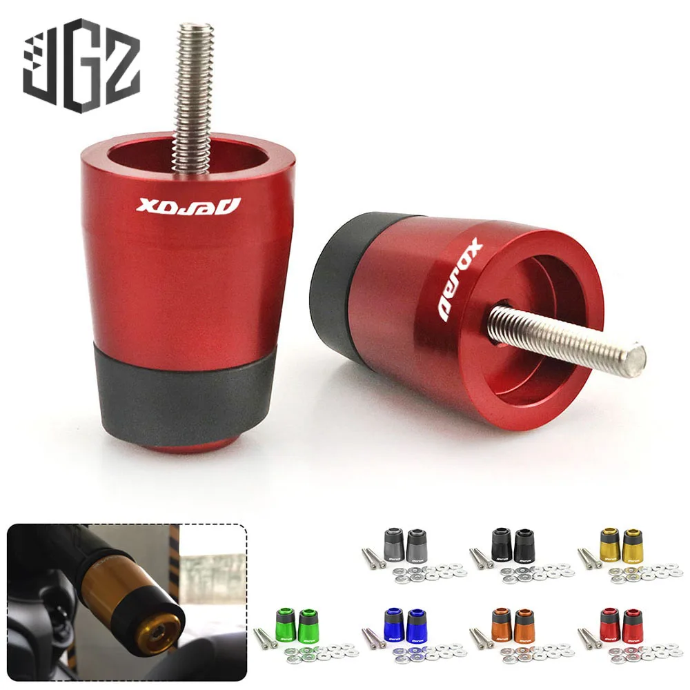 

Motorcycle CNC Aluminum Handlebar Bar Ends Balance Sliders Plug Block for YAMAHA AEROX 155 NVX155 2017 2018 Modified Accessories