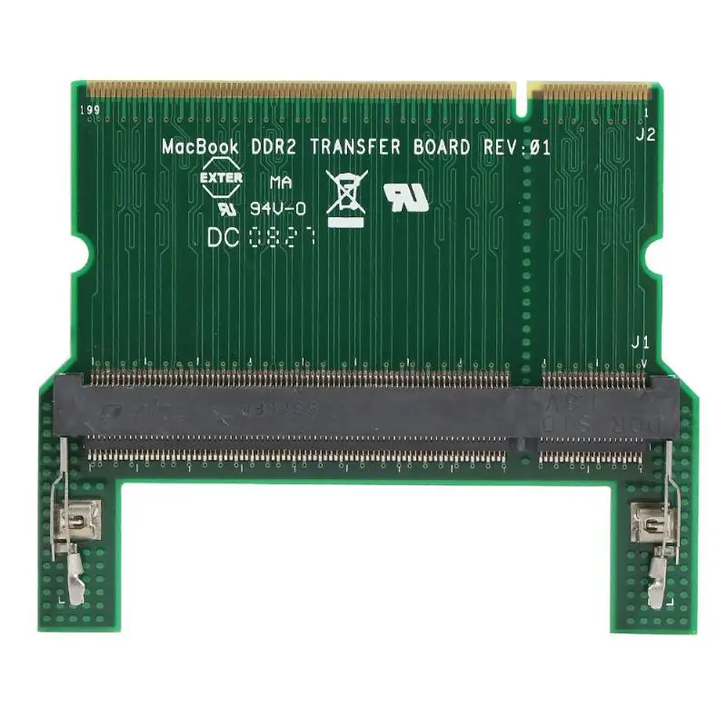 VODOOL DDR2/DDR3 ноутбука так DIMM для рабочего стола DIMM адаптера памяти адаптер RAM карты, комлпектующие компьютера аксессуара расширительные платы - Цвет: Зеленый