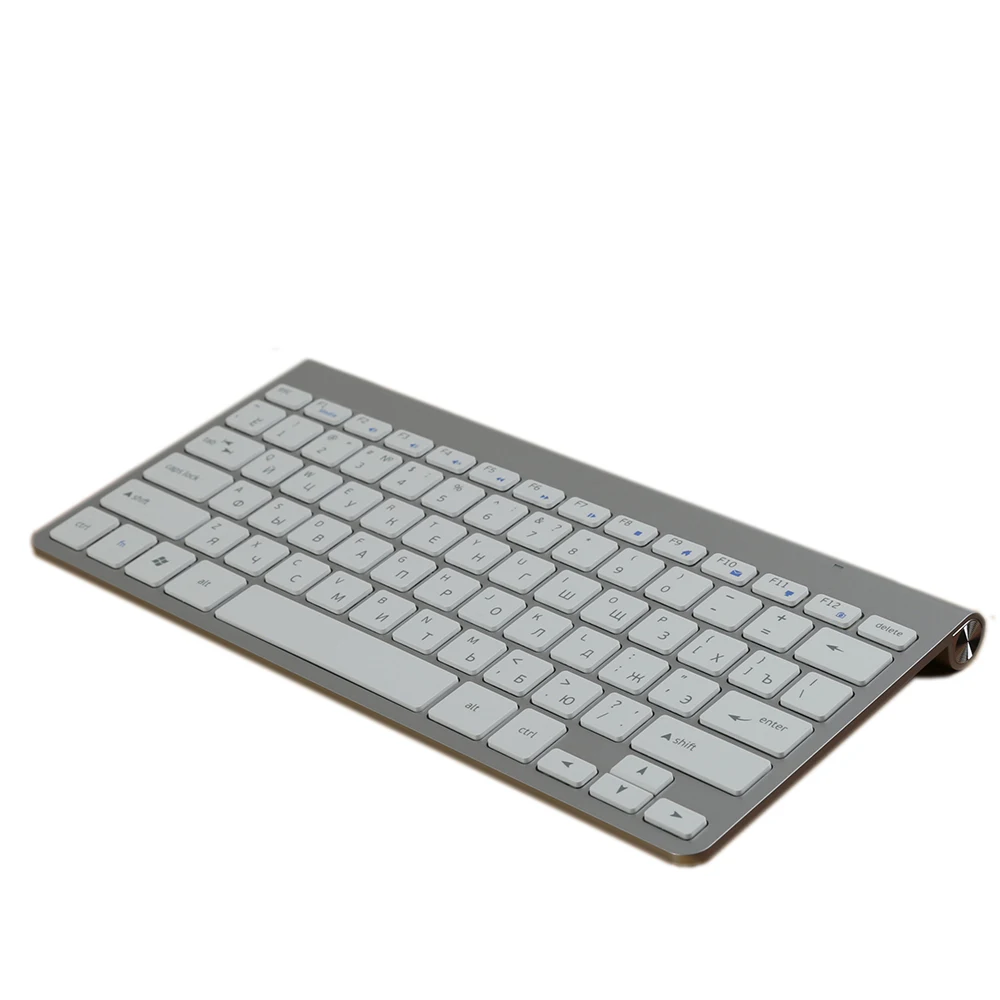 Zienstar русская тонкая беспроводная клавиатура 2 4G мышь Combo для MACBOOK ноутбука ТВ
