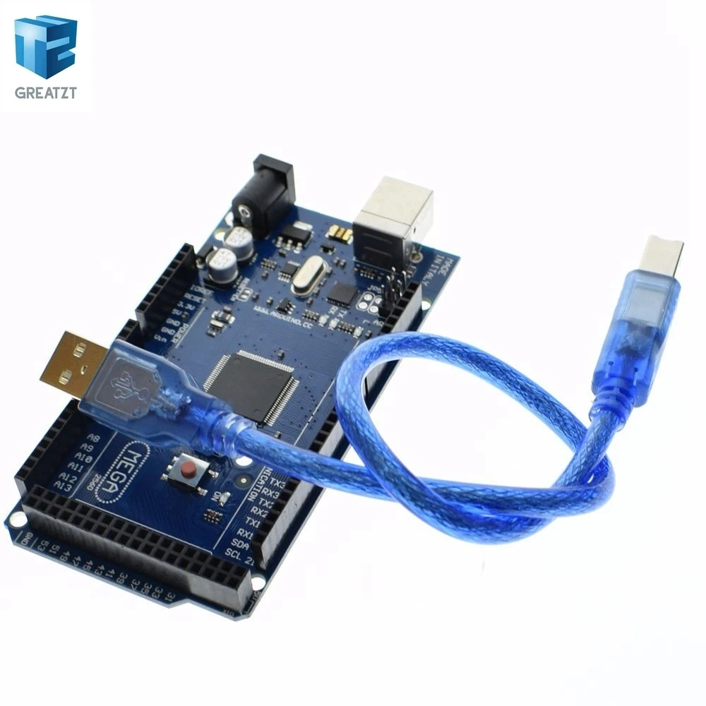 Mega 2560 R3 с логотипом mega2560 REV3 фотоплата (с USB кабелем) совместимая r3 1 шт.|mega2560 r3|usb boardc