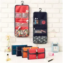 Hanging Travel Toiletry Bag for Makeup Waterproof Cosmetic Bag Travel Toiletry Bags Organizer Small Fashion Floral Makeup Bag