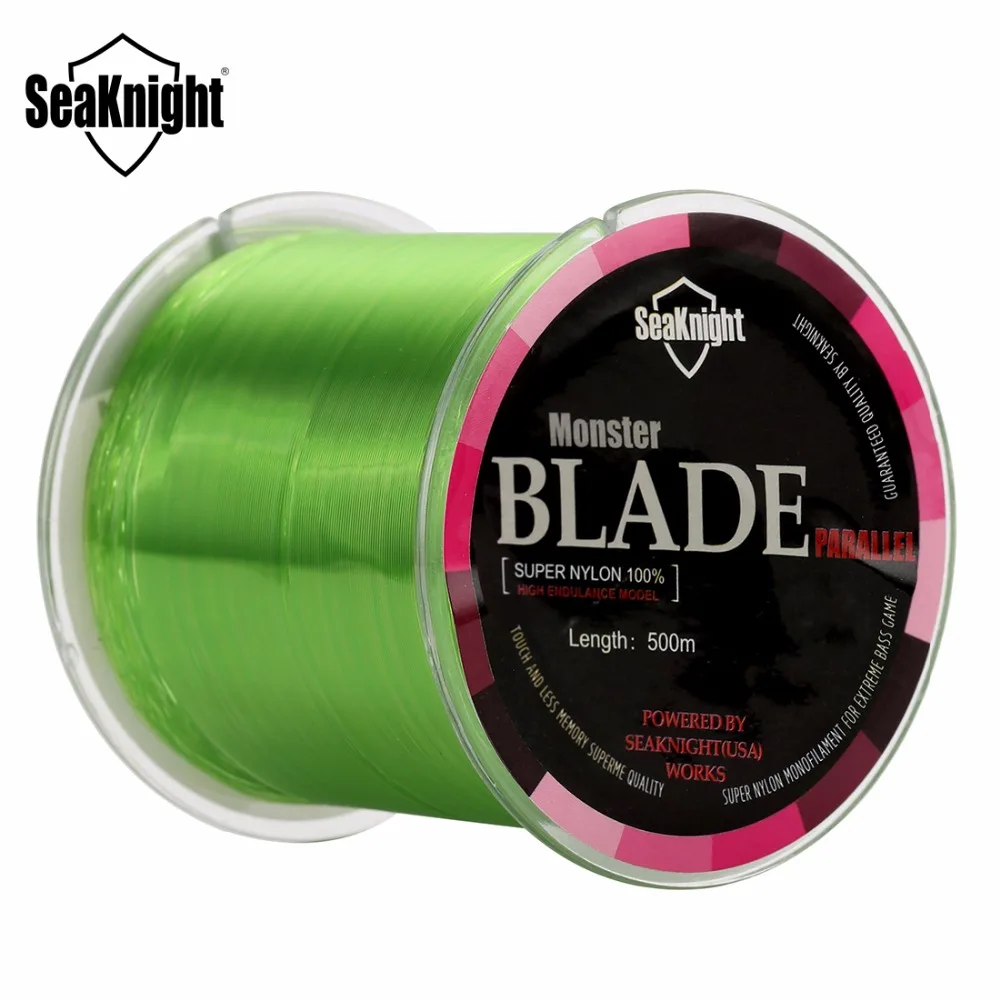 SeaKnight BLADE леска 500 м нейлон 2-35LB материал леска для ловли карпа плавающая леска веревка пресноводная/морская