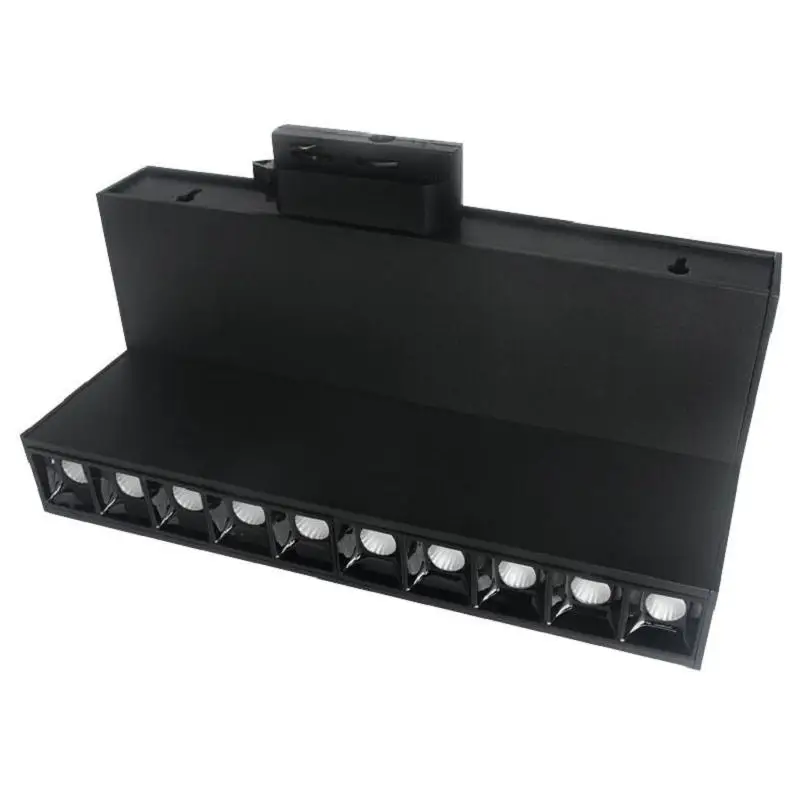 20 Вт 30 40 COB светодиодный Трек свет LED рельсовое освещение черный/белый корпус