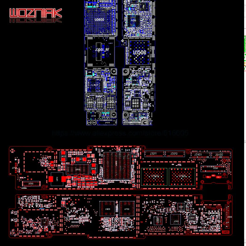 Wozniak WU XIN JI DONGLE wuxinji плата схема Ремонт для iPhone iPad samsung телефон программное обеспечение ремонт чертежи