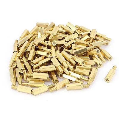 

Metal M3 12+6mm Male Female Thread Hex Standoff Spacer Screws PCB Pillar 100pcs