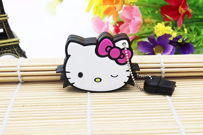 cutehello, розничная, usb флеш-накопитель hello kitty, 8 ГБ/16 ГБ/32 ГБ, прекрасный флеш-накопитель kitty, 11 стилей