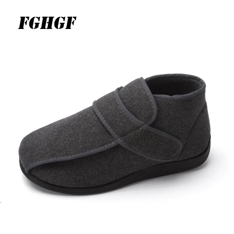 

Spring and autumn new products for the elderly can adjust the widening of the net cloth shoes Foot swelling and deformities can