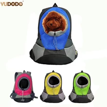 Переноска для собак на открытом воздухе с двойным плечом дорожная сумка переносная сетка холщовый рюкзак на Грудь сумка для щенка собаки котенка кота
