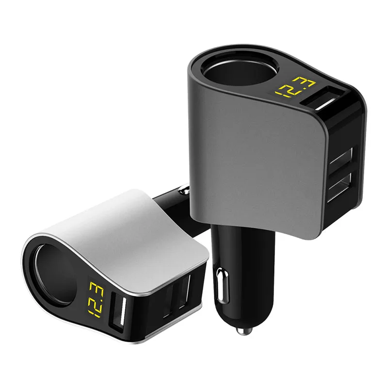 USB Car Charger Extended Cigarette Lighter Power Connector LED for DAIHATSU terios sirion yrv charade feroza mira rocky | Автомобили и
