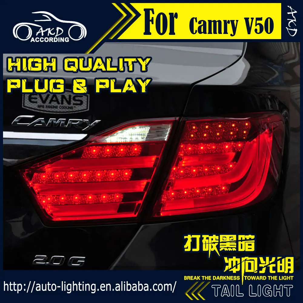 

AKD Car Styling Tail Lamp for Toyota Camry V50 Tail Lights 2012-2014 LED Tail Light Signal LED DRL Stop Rear Lamp Accessories
