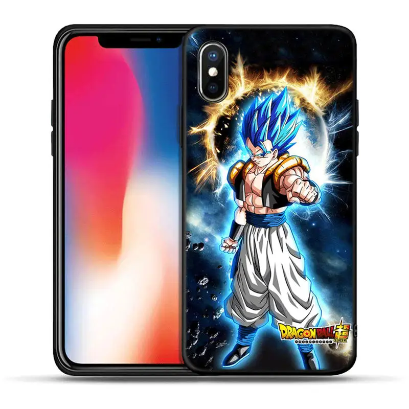 Dragon Ball Z Super DBZ Goku Модный чехол для IPhone X XR XS Max 8 7 Plus 6 6S Plus 5 5S SE чехол для телефона мягкий ТПУ чехол Etui