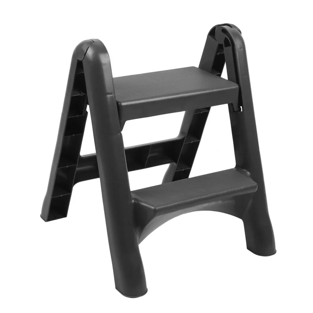 

Household 2-Step Folding Ladder Up To 150kg Slip-Proof Surface Stepladder Multi Purpose Step Ladder Durable Ladder for Domestic
