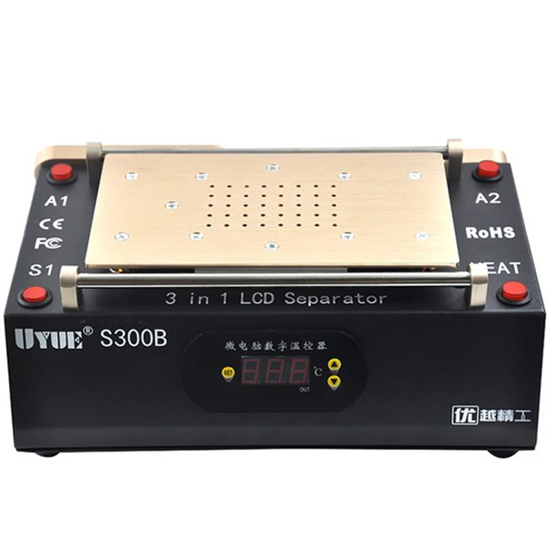

UYUE 3 In 1 Vacuum LCD Screen Separator Built-in Vacuum Pump Frame Separator for Samsung/Touch Screen Machine Repair Machine