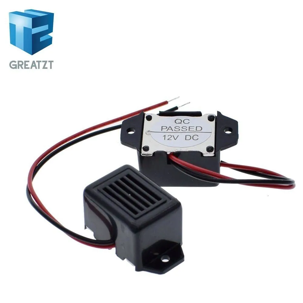 

GREATZT Alarm Buzzer DC 12V 85dB Mini Electronic Alarm Buzzers Constant Tone