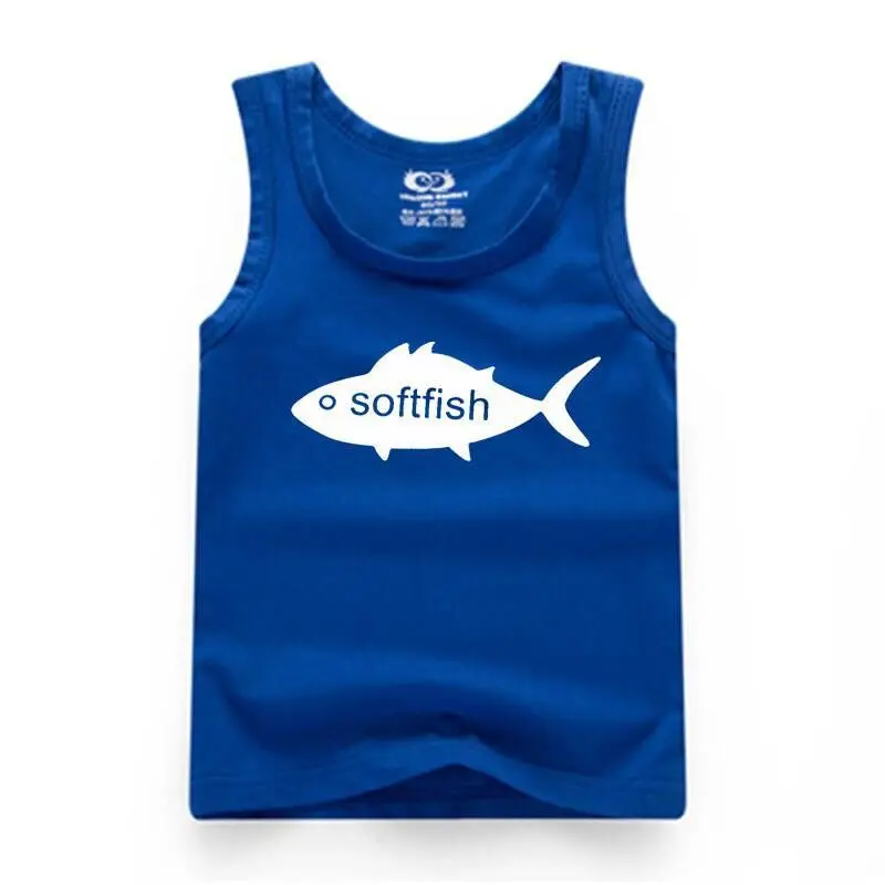 Children's Sleeveless Tank Boys Tops Kids Tees Underwear for Baby Boy