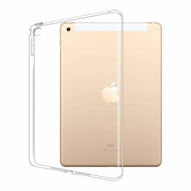 Для Apple iPad 9,7 / чехол Tpu мягкая задняя крышка бампера чехол для iPad Air 2 Pro 9,7 дюймов ультра тонкий прозрачный силиконовый чехол