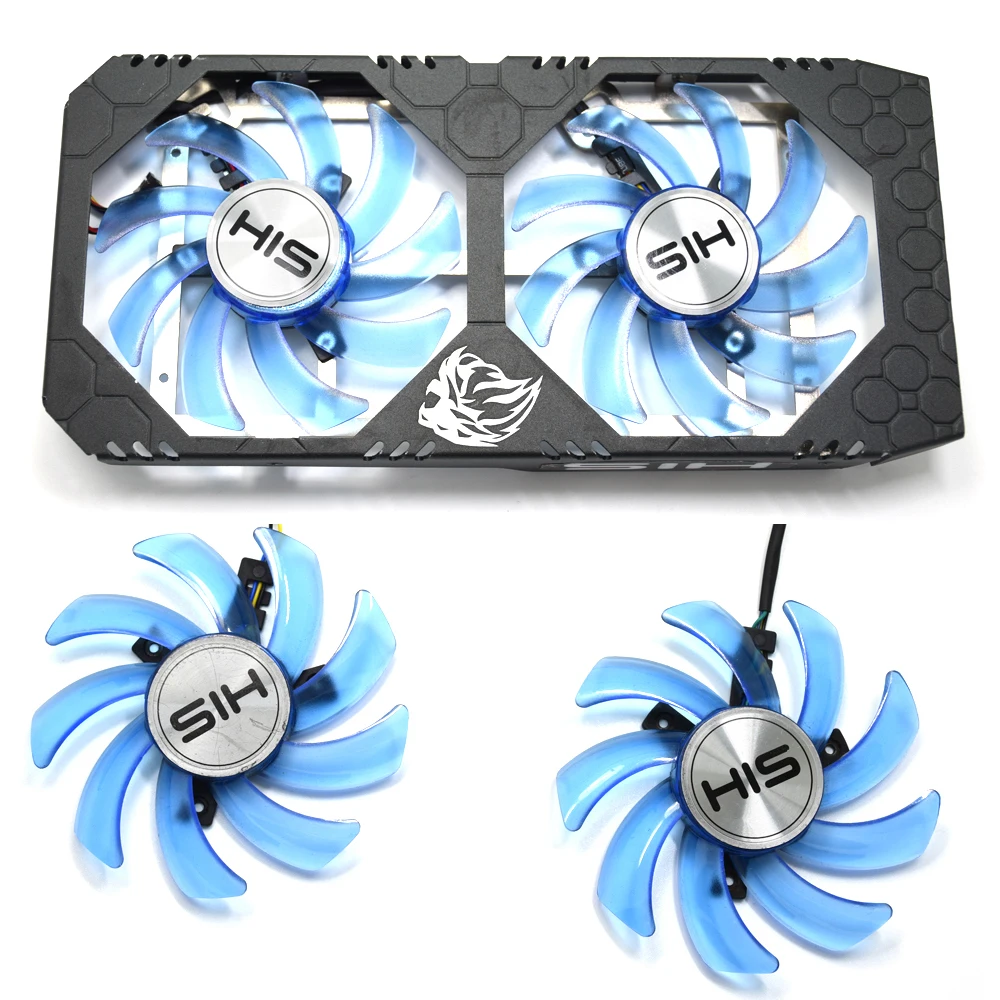 Охлаждающий вентилятор GPU для RX 470 IceQ X2 Turbo 4 Гб OC RX474 RX570 RX574