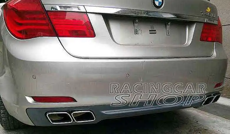 BMW F01 F02 730 740i 740Li 750i 750L Change To 760 High Quality QUAD EXHAUST REAR DIFFUSER 2010UP